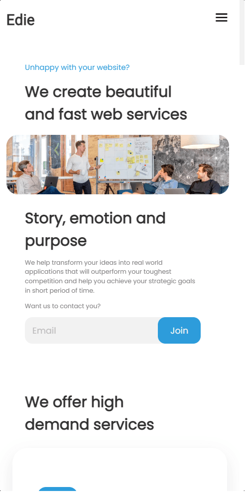 Vista previa del proyecto: Landing page